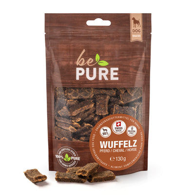bePure Wuffelz Pferd Snack für Hunde