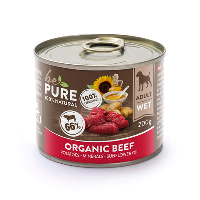bePure Organic Beef Nassfutter für Hunde