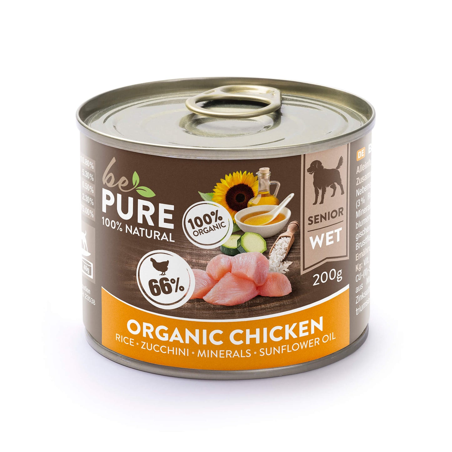 bePure Organic Chicken Nassfutter für Hunde