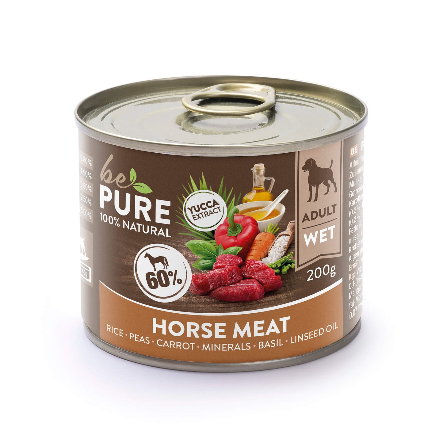 bePure Horse Meat Nassfutter für Hunde