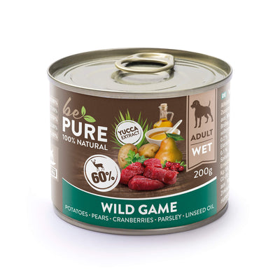 bePure Wild Game Nassfutter für Hunde