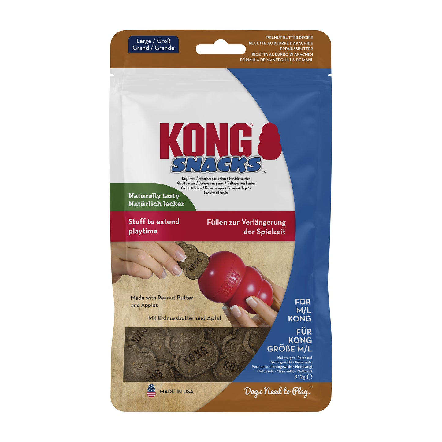 KONG Peanut Butter Biscuit für Hunde