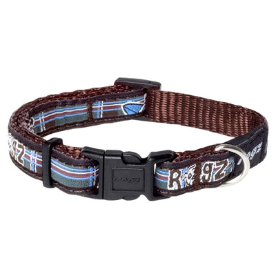 rogz Fancy Dress Surf Tartan Halsband für Hunde