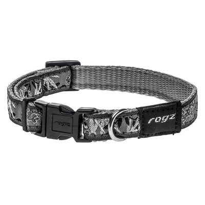 rogz Fancy Dress Silver Gecko Halsband für Hunde