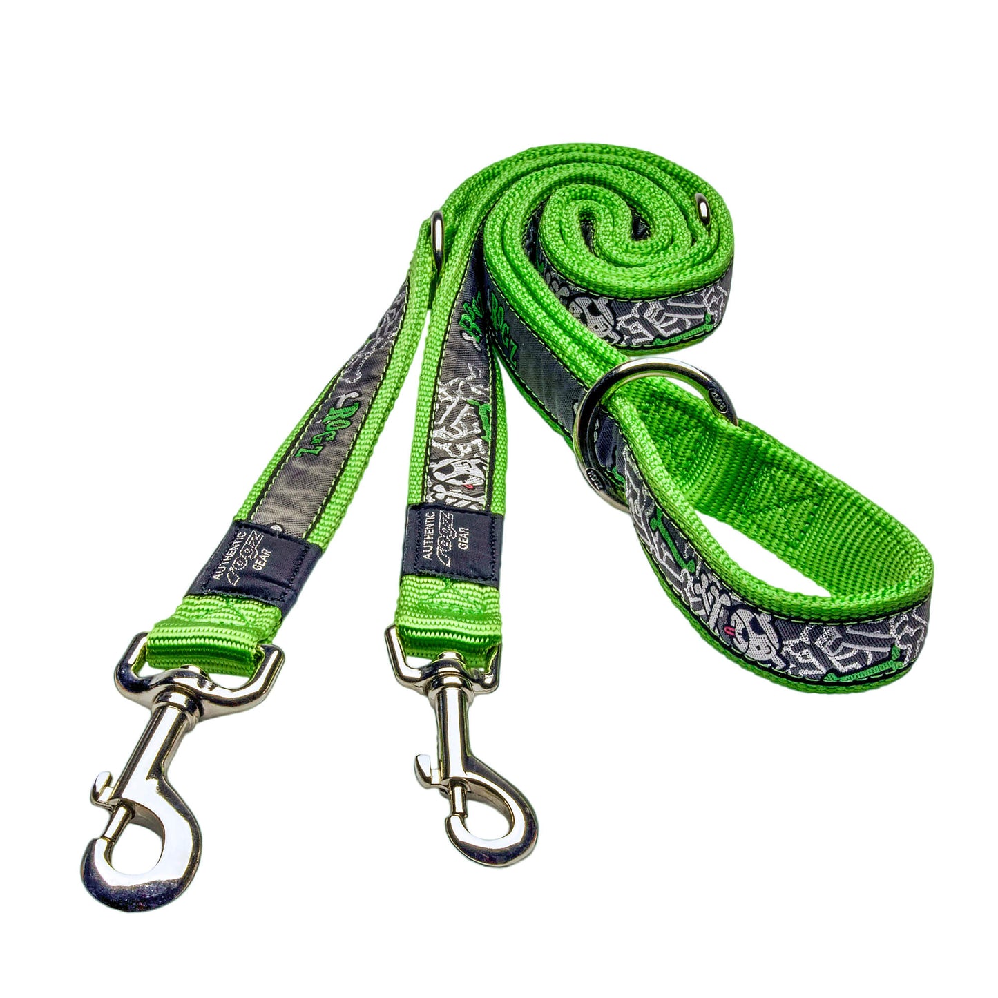 rogz Fancy Dress Lime Bones Leine für Hunde