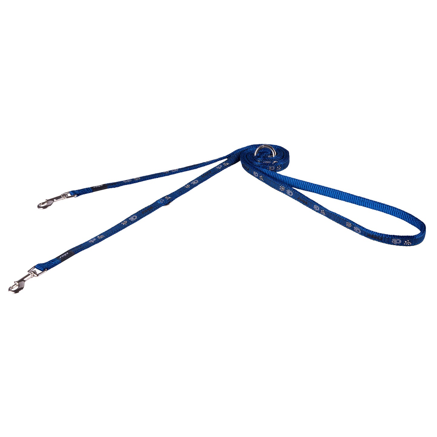 rogz Fancy Dress Navy Paw Leine für Hunde