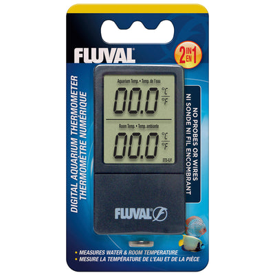 Fluval 2-in-1 Digitales Aquarienthermometer Aquarienthermomether für Zierfische