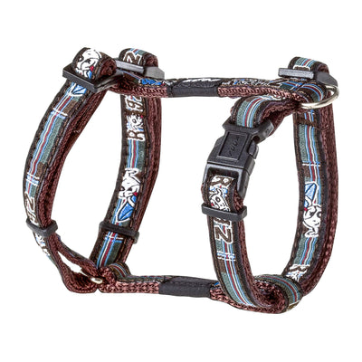 rogz Fancy Dress Surf Tartan Geschirr für Hunde