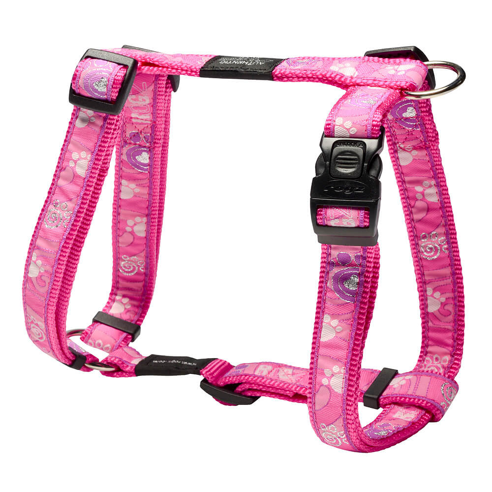 rogz Fancy Dress Pink Paws Geschirr für Hunde
