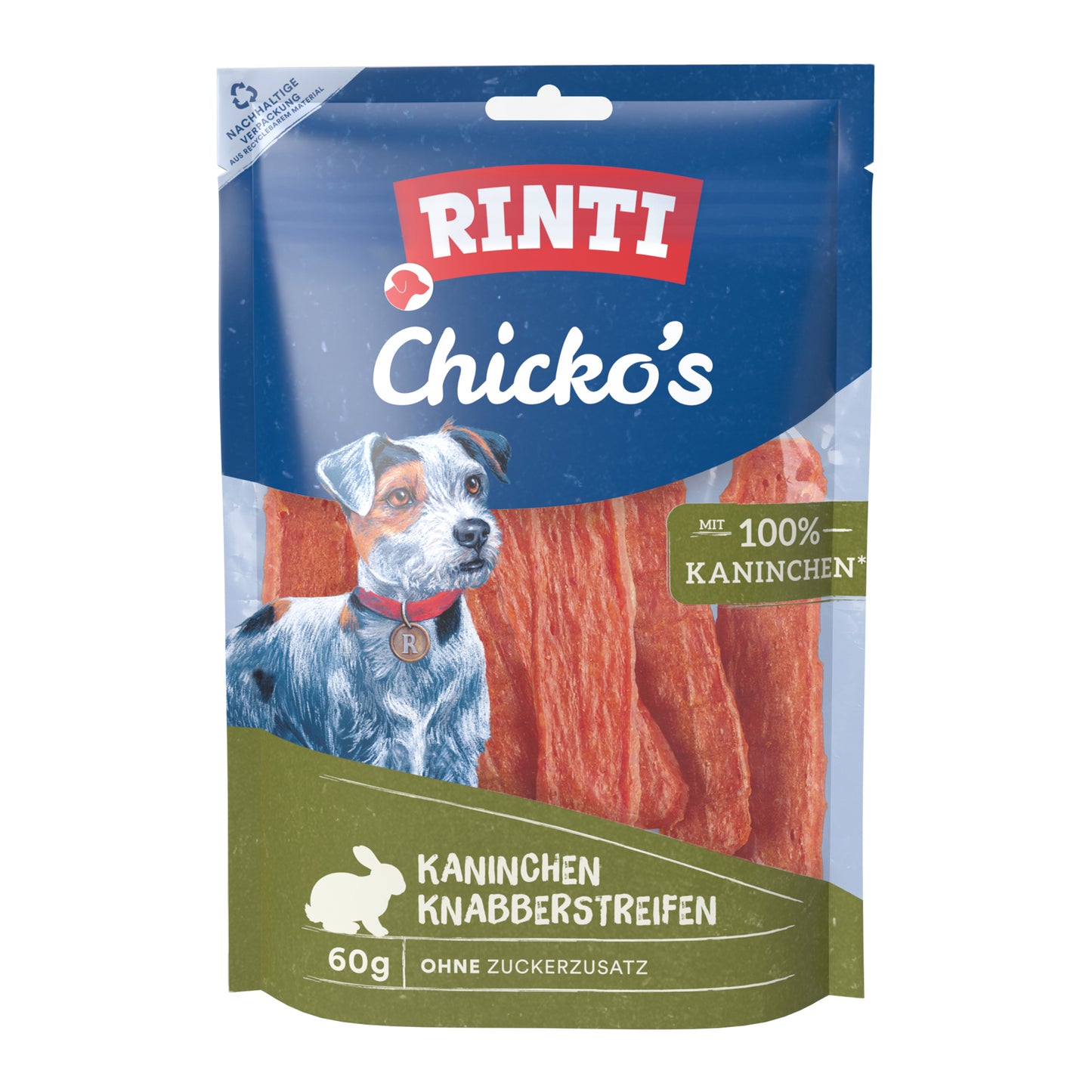 Rinti Chicko Kaninchen Snack für Hunde