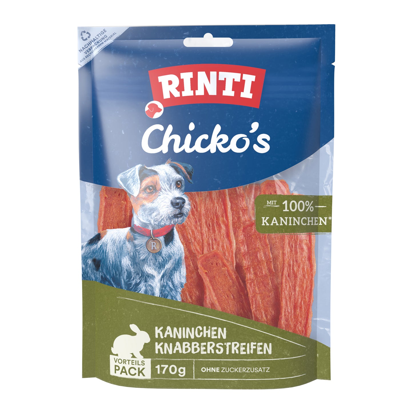 Rinti Chicko Kaninchen Snack für Hunde