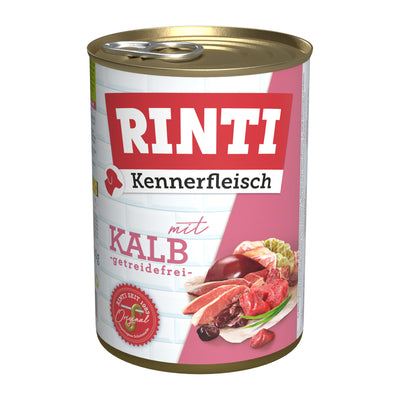 Rinti Kennerfleisch Kalb Nassfutter für Hunde