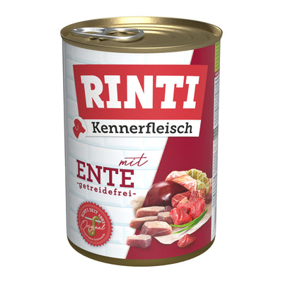 Rinti Kennerfleisch Ente Nassfutter für Hunde
