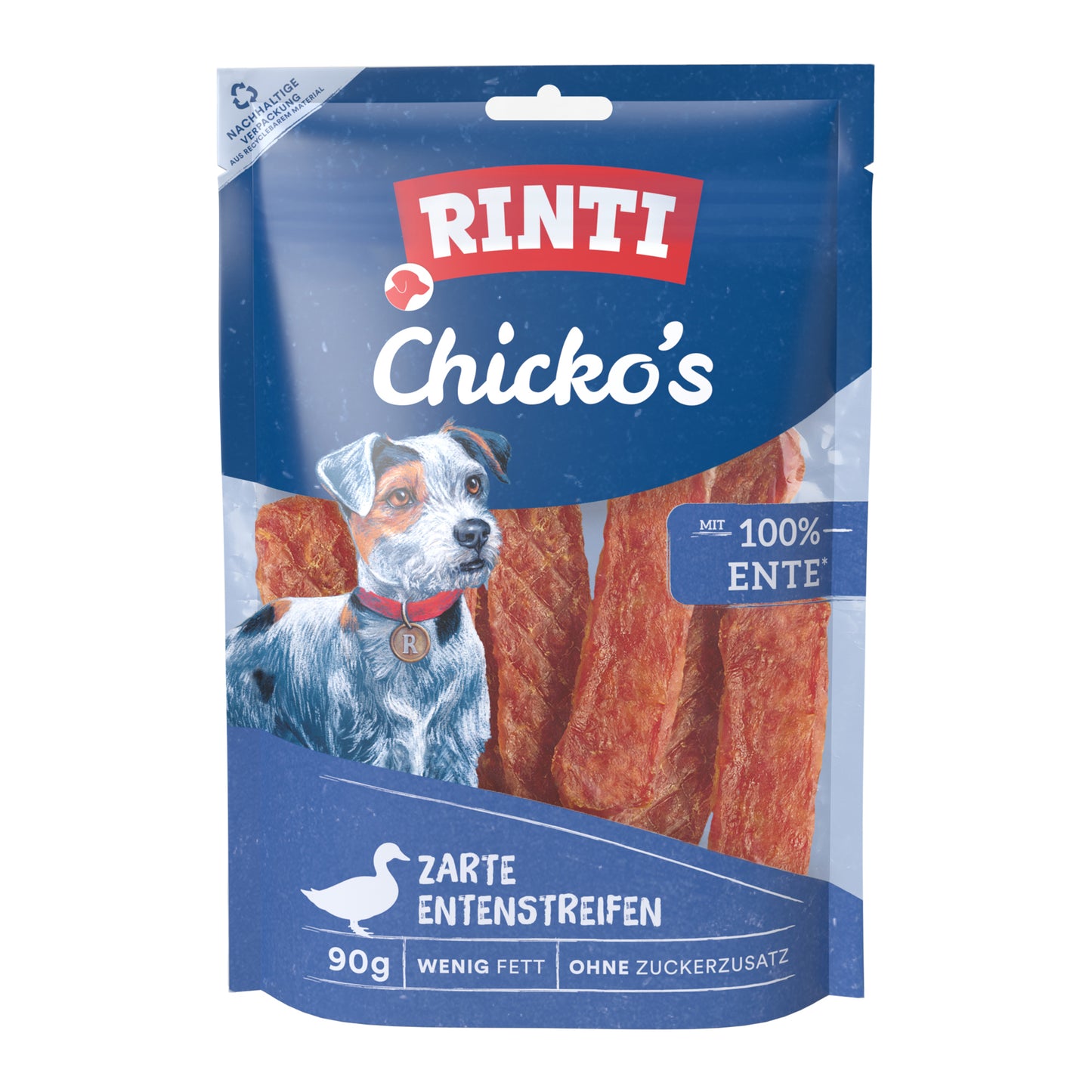 Rinti Chicko Ente Snack für Hunde