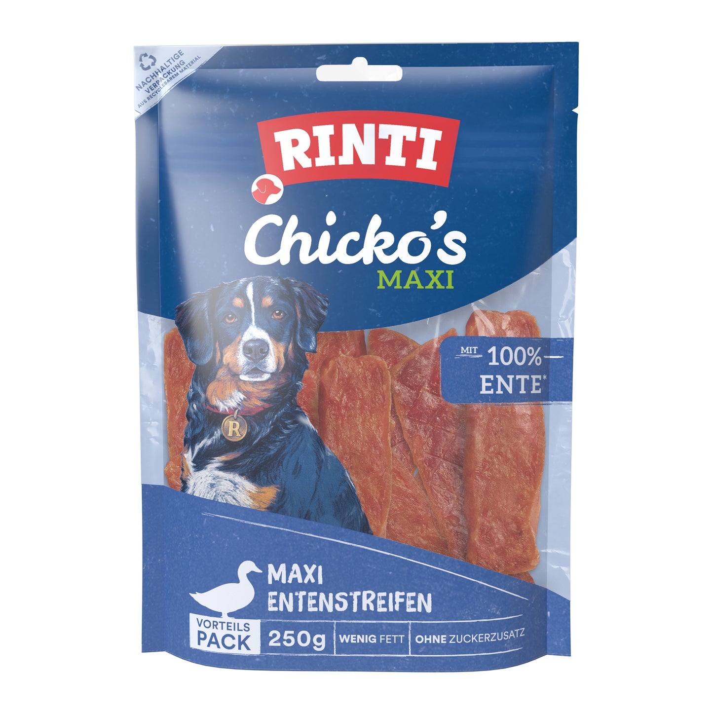 Rinti Chicko Maxi Ente Snack für Hunde