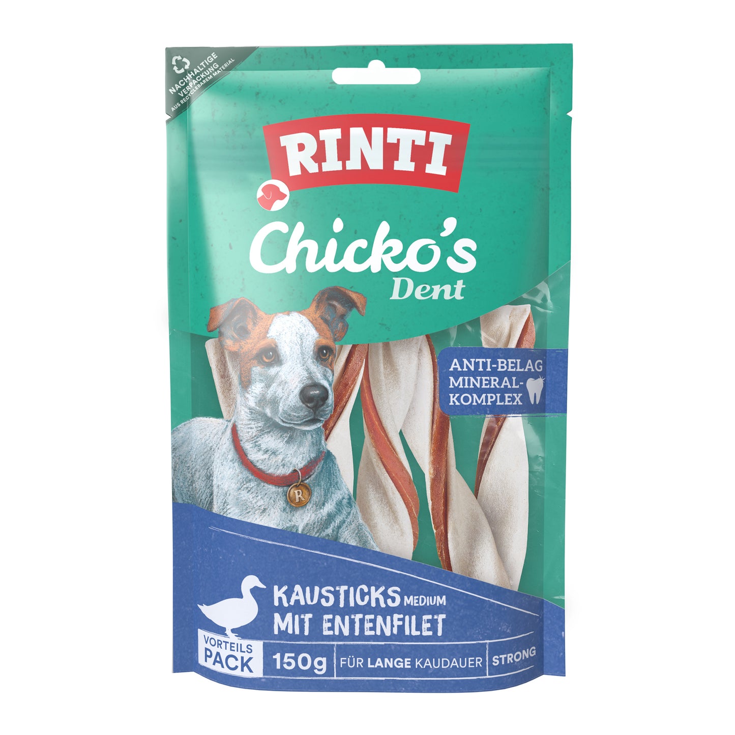 Rinti Chicko Dent Snack für Hunde