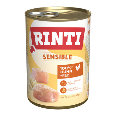 Rinti Sensible Huhn und Reis Nassfutter für Hunde