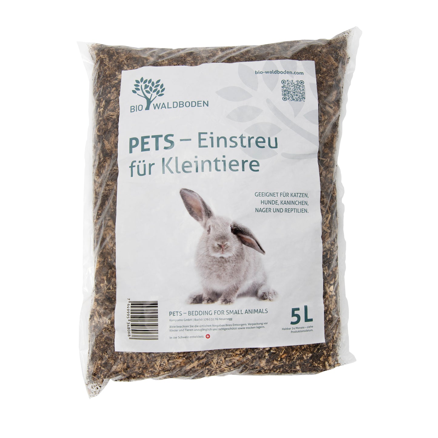 Bio-Waldboden Waldboden-Einstreu Streu für Kaninchen