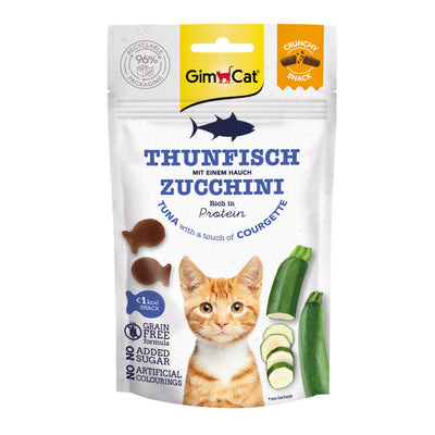 GimCat Crunchy Thunfisch mit Zucchini Snack für Katzen