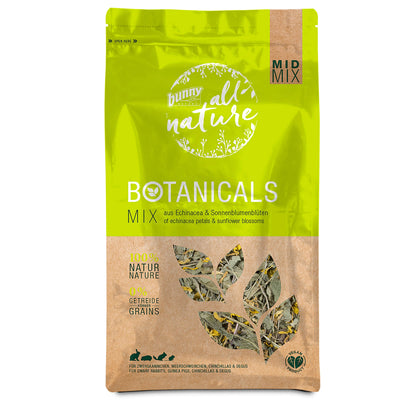 bunny All Nature Botanicals Mix Ergänzungsfutter für Zwergkaninchen, Degus, Meerschweinchen und Chinchillas
