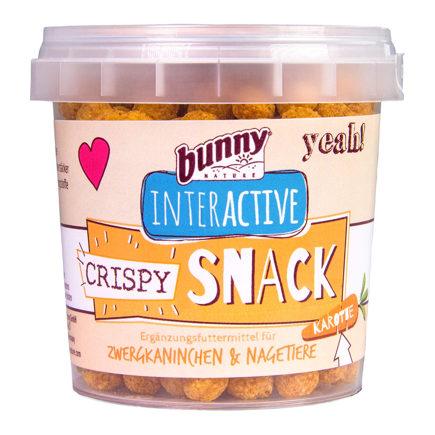 bunny Crispy Snack Snack für Zwergkaninchen und Nagetiere
