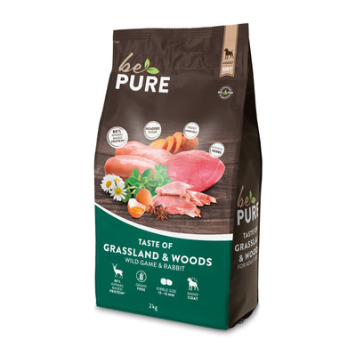bePure Taste of Grassland and Woods Trockenfutter für Hunde