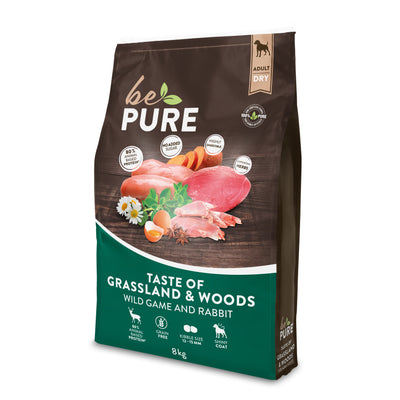 bePure Taste of Grassland and Woods Trockenfutter für Hunde