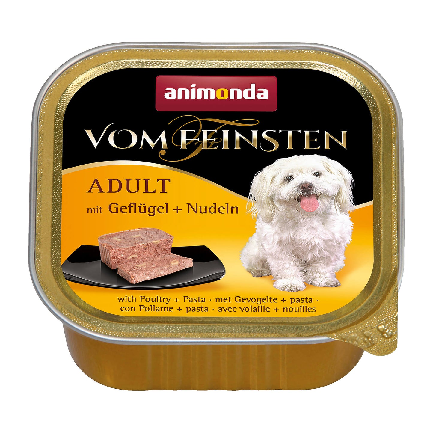 animonda Vom Feinsten Adult Geflügel und Nudeln Nassfutter für Hunde