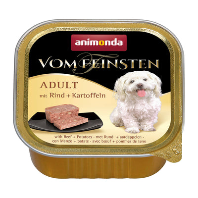 animonda Vom Feinsten Adult Rind und Kartoffeln Nassfutter für Hunde