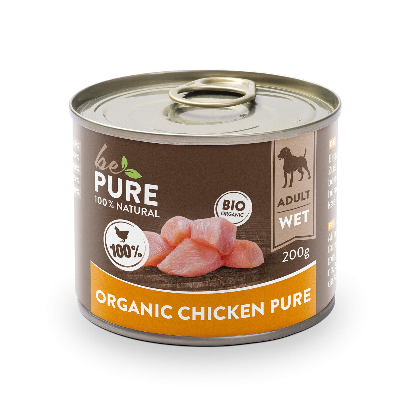 bePure Organic Chicken pure Nassfutter für Hunde