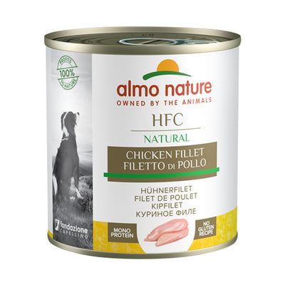 Almo Nature HFC Natural mit Hühnerfilet Nassfutter für Hunde