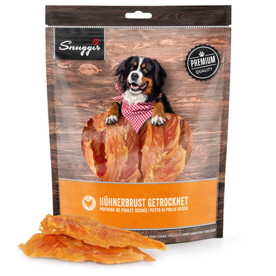 Snuggis Hühnerbrust getrocknet Snack für Hunde