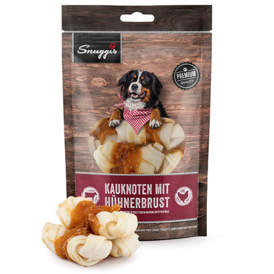 Snuggis Kauknoten mit Hühnerbrust Kauartikel für Hunde