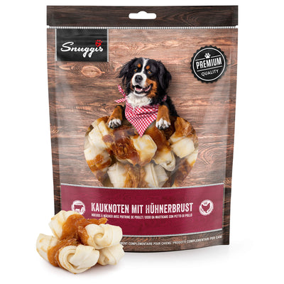 Snuggis Kauknoten mit Hühnerbrust Kauartikel für Hunde