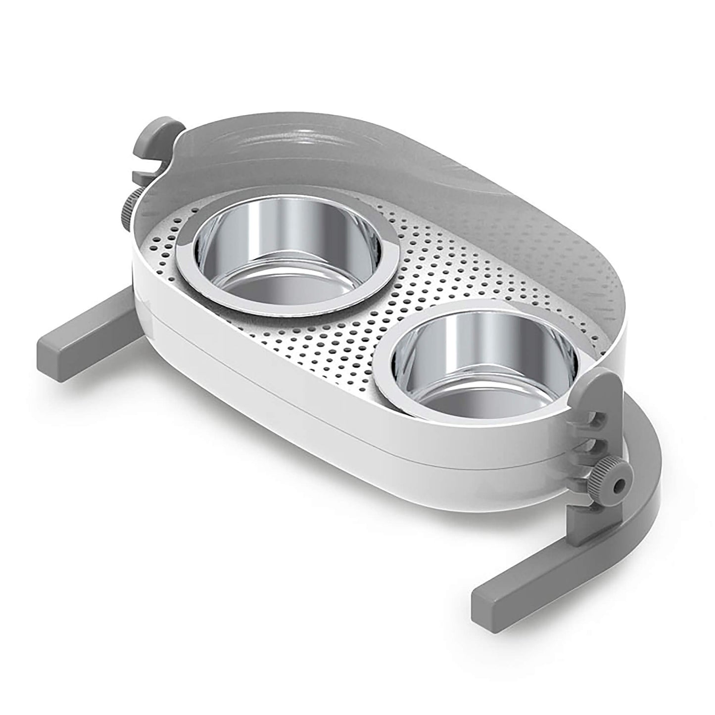 All for Paws L4P 3in1 Elevated Double Dinner Automat für Hunde und Katzen