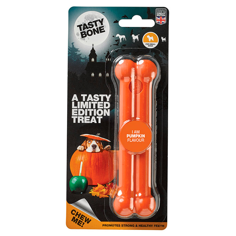 Tasty Bone Knochen Halloween Pumpkin Spielzeug für Hunde
