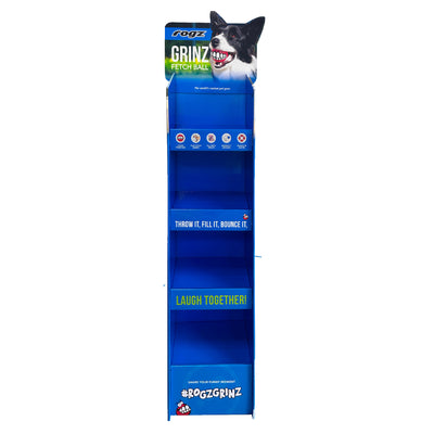 rogz Grinz Promotionsstand Spielzeug für Hunde