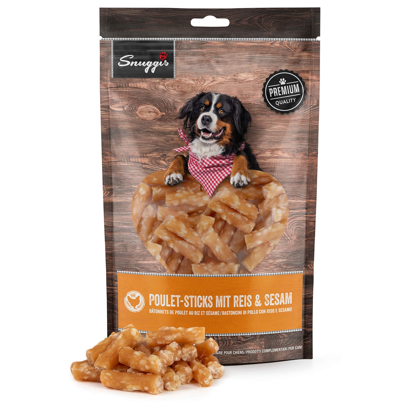 Snuggis Poulet-Sticks Snack für Hunde