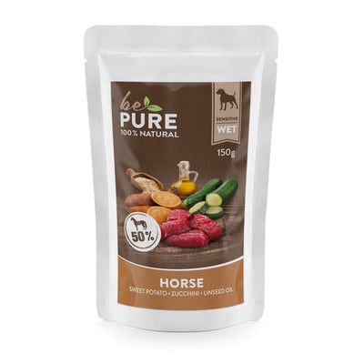 bePure Horse Nassfutter für Hunde