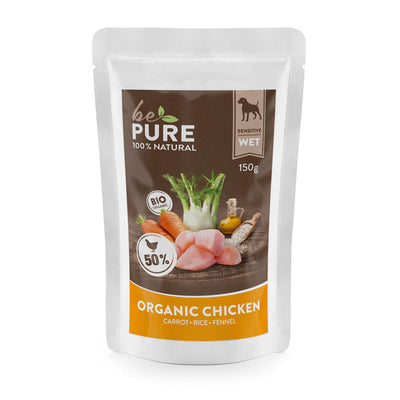 bePure Organic Chicken Nassfutter für Hunde