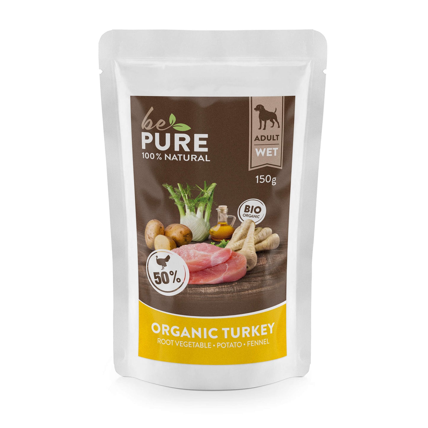 bePure Organic Turkey Nassfutter für Hunde