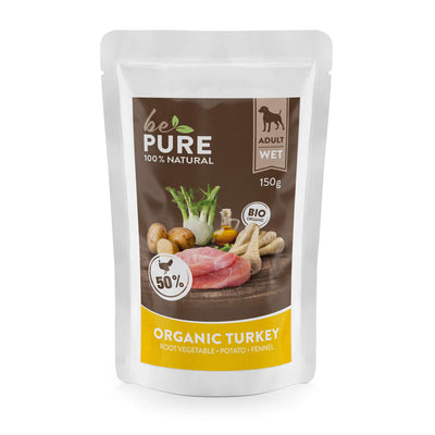 bePure Organic Turkey Nassfutter für Hunde