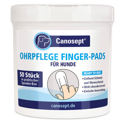 Canosept Ohrpflege Finger-Pads Pflegemittel für Hunde