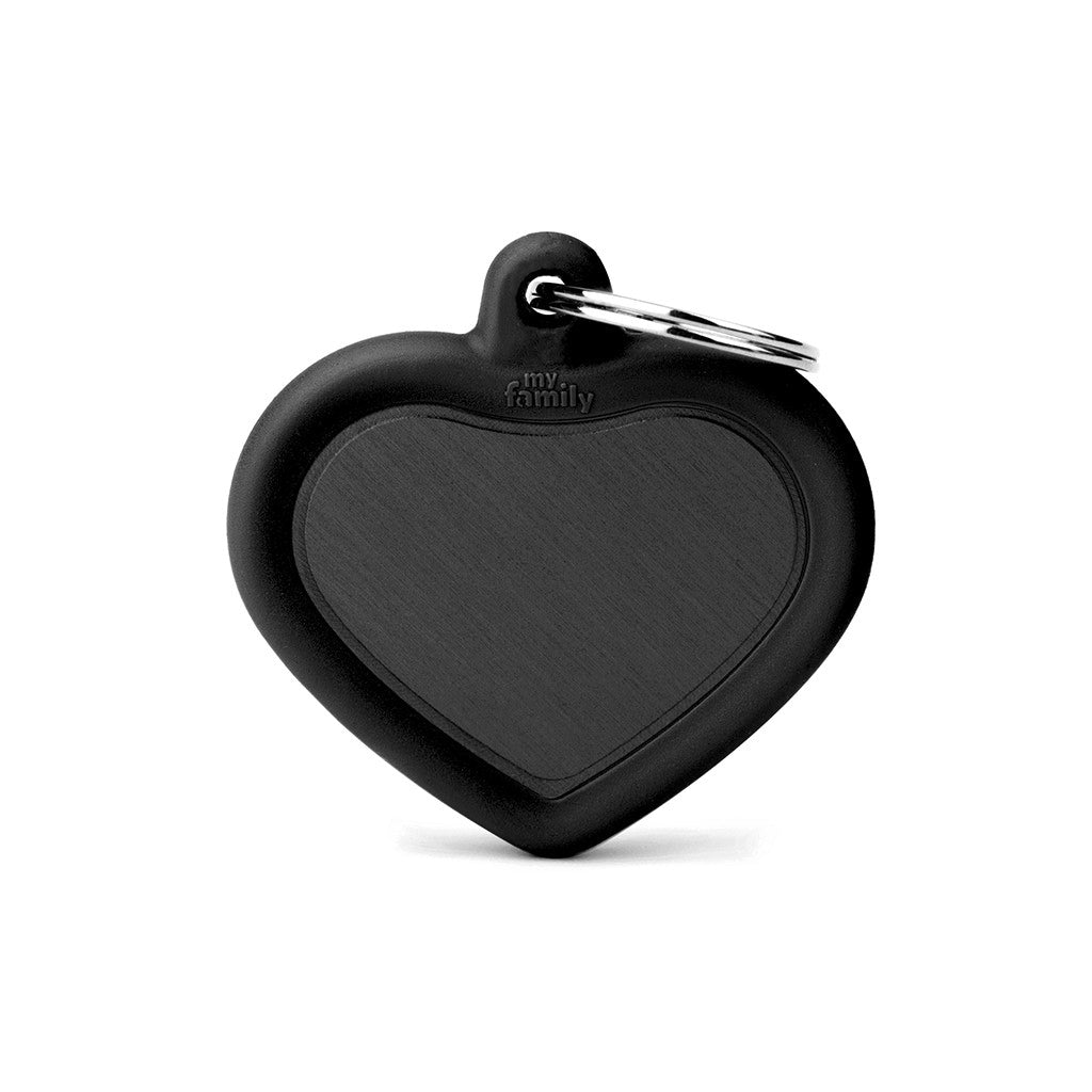 MyFamily Black Heart Accessoire für Hunde