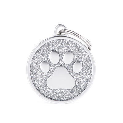 MyFamily Circle Paw Glitter Accessoire für Hunde