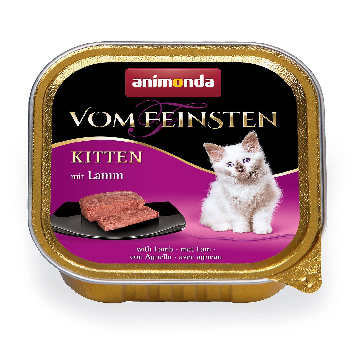animonda Vom Feinsten Kitten Lamm Nassfutter für Katzen