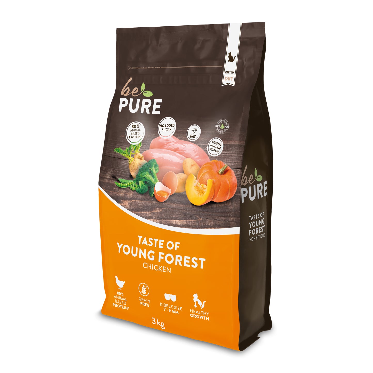 bePure Taste of Young Forest Trockenfutter für Katzen