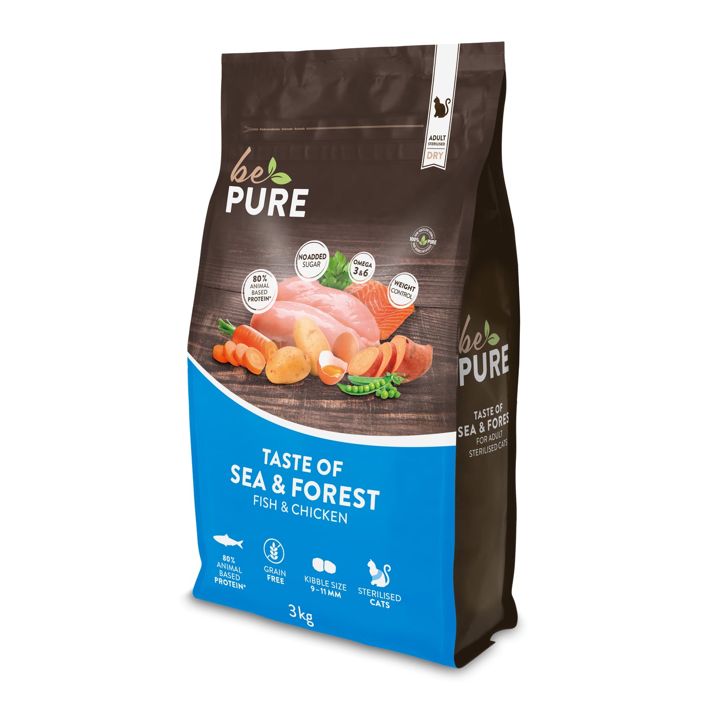 bePure Taste of Forest & Sea Trockenfutter für Katzen