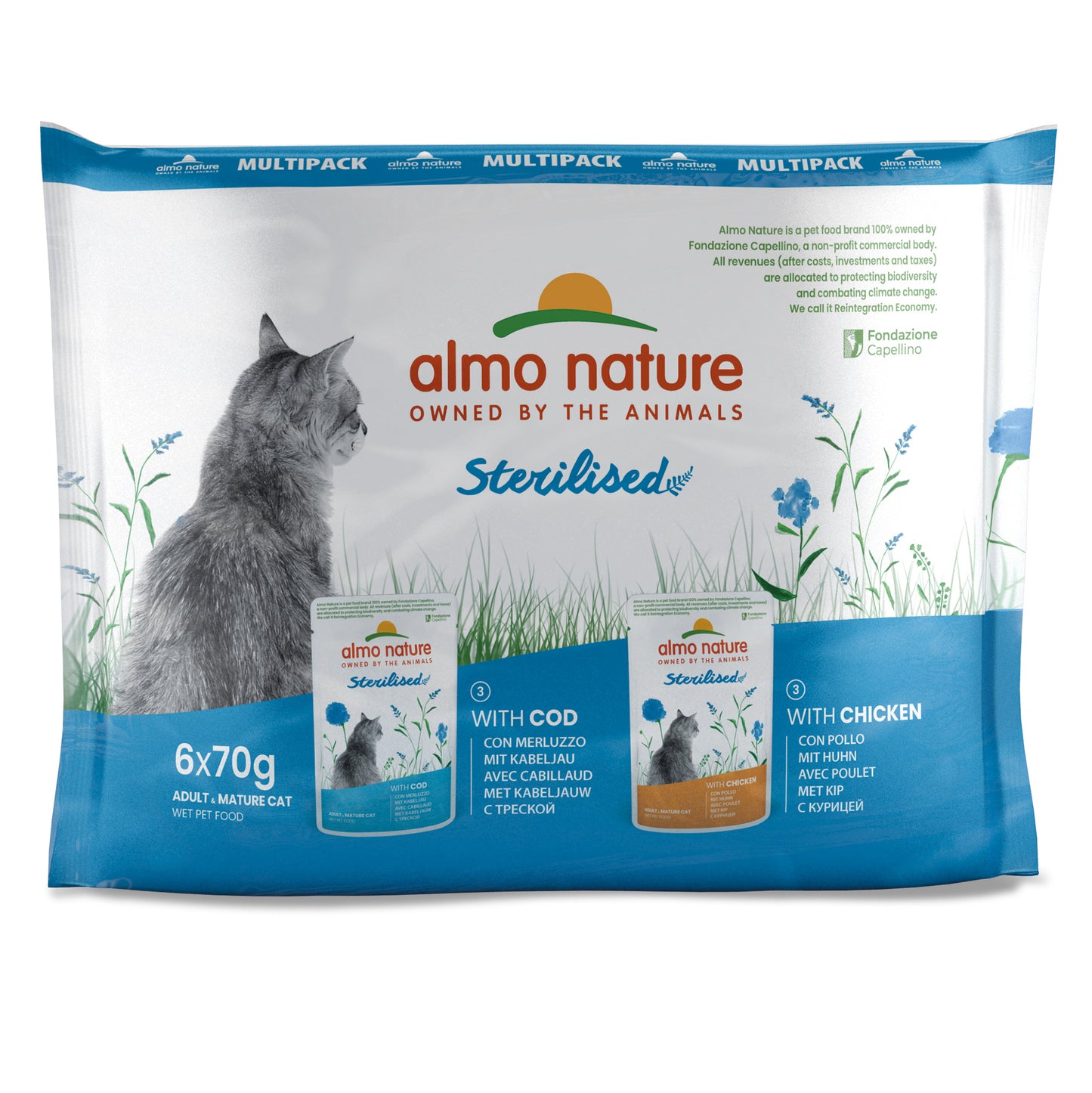 Almo Nature Sterilised Multipack Nassfutter für Katzen