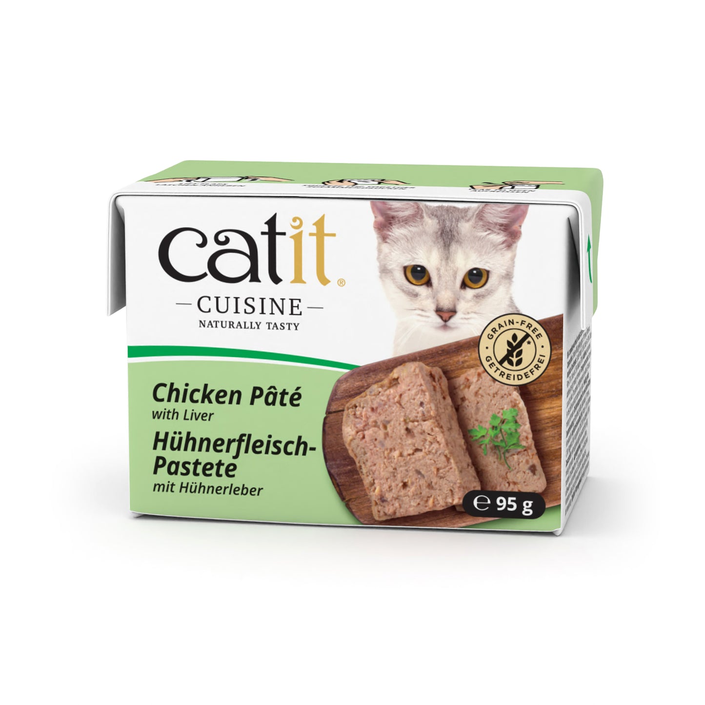 Catit Cuisine Hühnerfleisch-Pastete mit Hühnerleber Nassfutter für Katzen